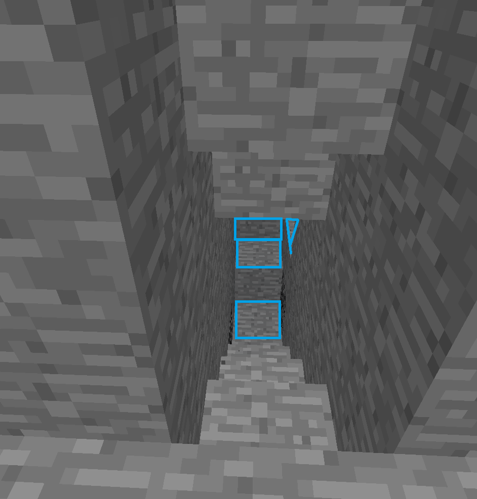 Blátt: þar sem að diamondarnir voru<br />grátt: það var stone þar og hann mineadi þar í gegn  BEINT að diamonds og neitar að skoða þetta. 4 days ban fyrir þetta.