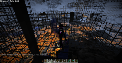 Here is an enderman whit an open mouth ;)