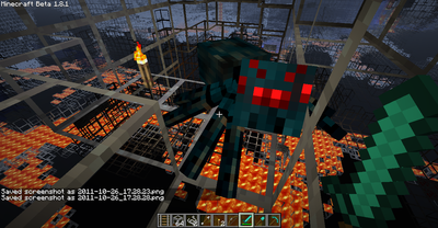 Ahhh that spider wants to give me a kiss &lt;3