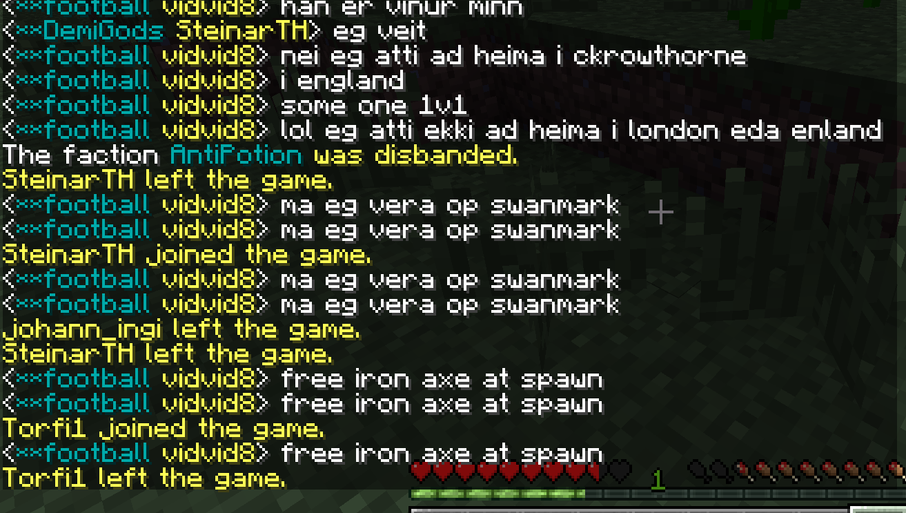 annoying og bannað :S