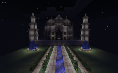 Taj Mahal , Horft að framan.