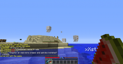 Ghast's að fljúga um townið!