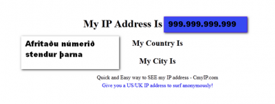Farið á http://www.cmyip.com